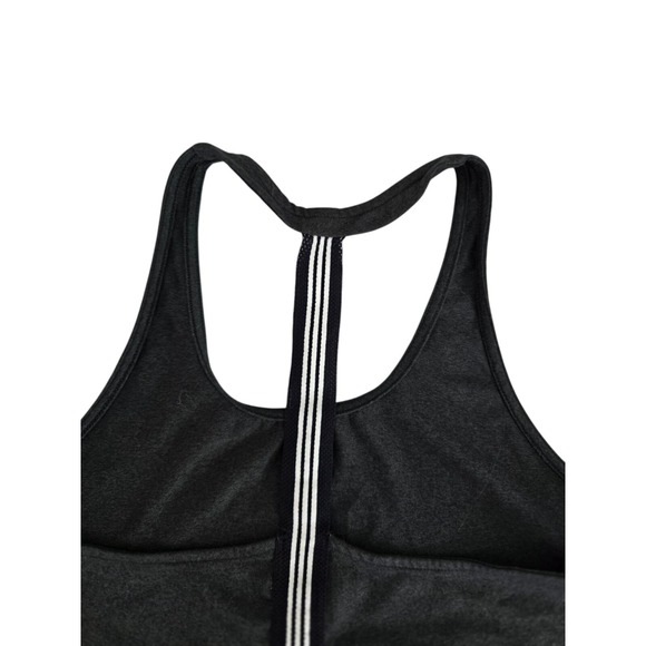 Adidas Womens Racerback Tank Top Size XS Training‎ Running Shirt Black 3 Stripes - Picture 5 of 7